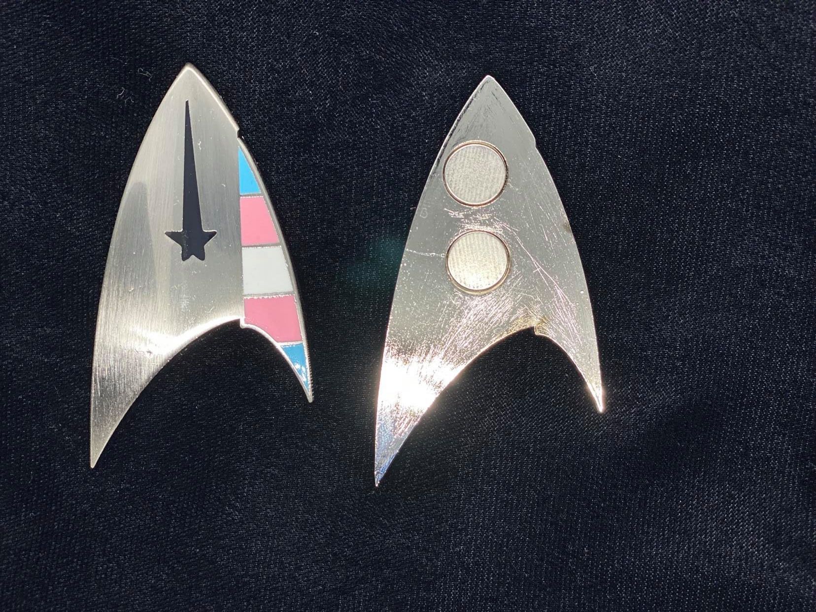 PrideOutlet Lapel Pins Star Trek Discovery Inspired Transgender Command  Badge