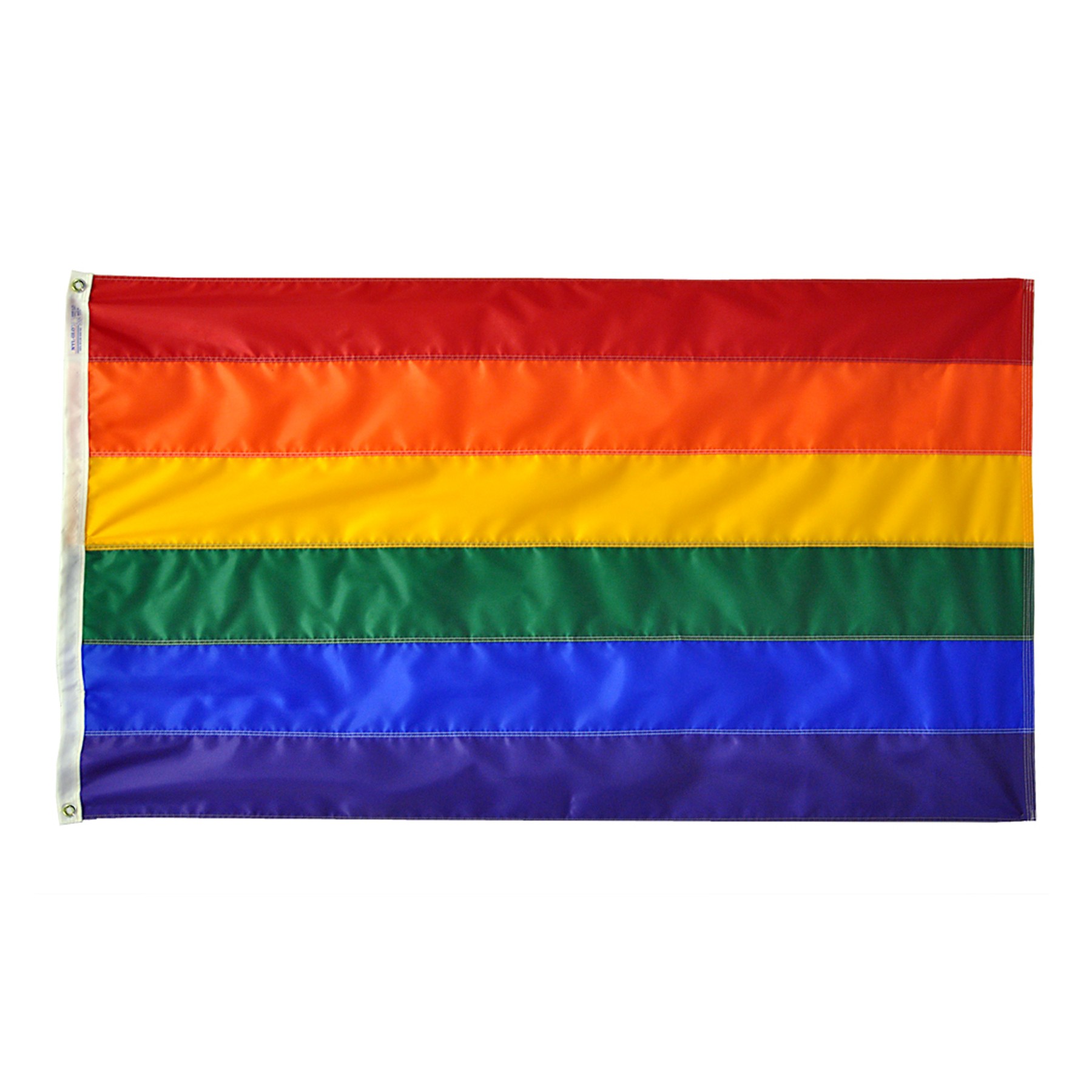 Prideoutlet Flags Gay Pride 3 X 5 Foot Rainbow Sewn Nylon Flag