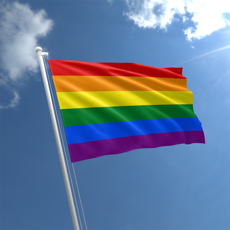what are the colors of the gay pride flag