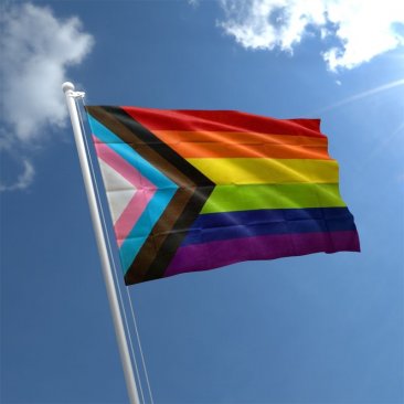 PrideOutlet > Flags > Progressive Pride Flag - 3' x 5' Polyester Flag w ...