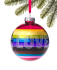 Holiday Lane Love Is Love Rainbow Ball Ornament